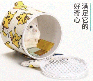 可愛滾筒狀網子透氣外出包4