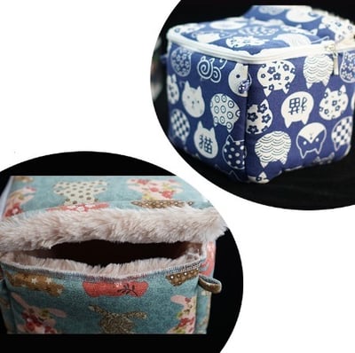 冬天保暖必備 有拉鍊全包冬窩 可開口2