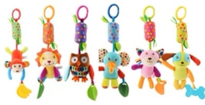 籠內玩具風鈴版-可愛娃娃1