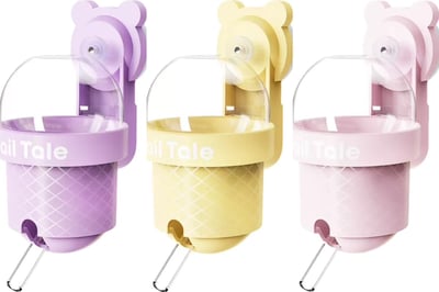 色彩繽紛真空管飲水器(110ML)1