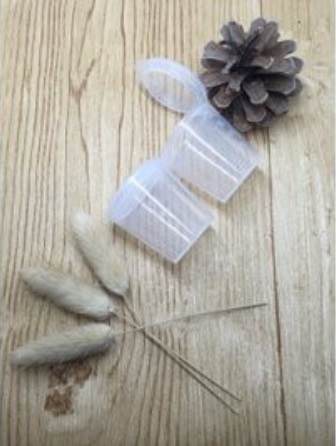 食品級PP材質掀蓋小量杯20cc1