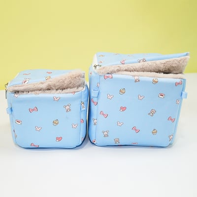 冬天保暖必備 有拉鍊全包冬窩 可開口6