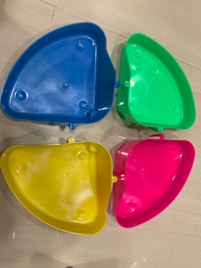 扇形淺型餐盤食盆餐檯（不含食盆）6