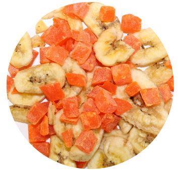 BANANA & PAPAYA TREAT 香蕉及木瓜果乾 100G(散裝)2