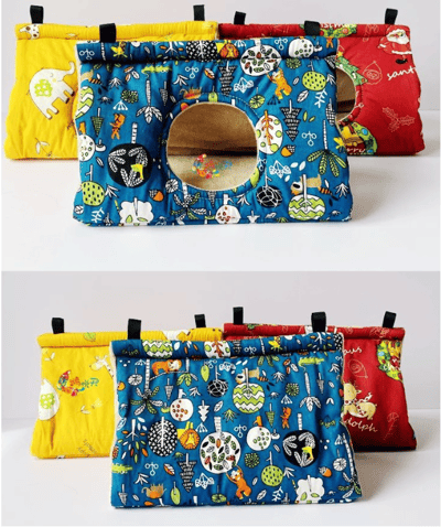 純棉 加厚 圓洞左右開 三角睡窩2