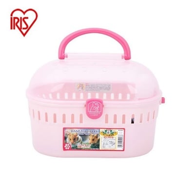 日本IRIS愛麗思倉鼠手提籠/便攜倉鼠/外帶箱/HQ-250 配飲水器1