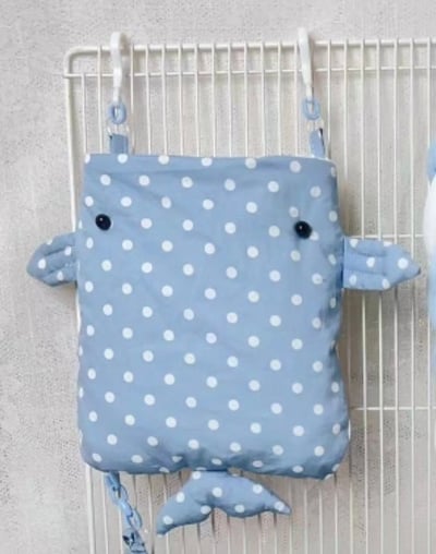 鲸鲨吃掉蜜袋鼯睡窩19*19(+尾巴22)公分2