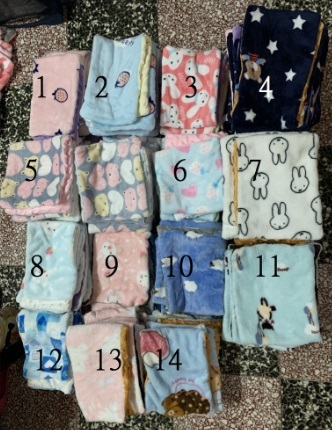 荳荳布配法蘭絨 47*171