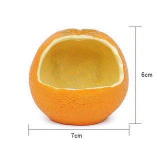 橘子造型 小鳥/蜜袋鼯 可掛樹脂食盒4