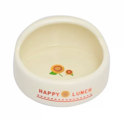 日本進口HAPPY LUNCH可愛圓形碗1