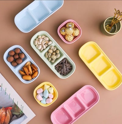 粉嫩莫蘭迪色 單格盤/2格盤/3格盤/4格盤2