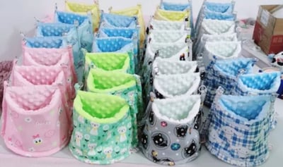 半圓形內層荳荳布吊床(14*17*12)1