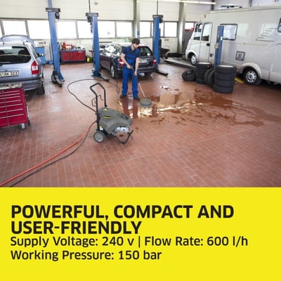 KARCHER 德國凱馳 高壓清洗機 HD 6/15-4 Classic 220V *德國凱馳台灣公司貨* 專業冷水高壓清洗機 | 4極低速馬達 | 曲軸幫浦 (1.367-310.0)2