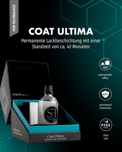servFaces 德國SF 鍍膜｜汽車漆面鍍膜 Coat Ultima PSR 全新世代 X進化版 終極塗層｜十年閃耀 17ml4