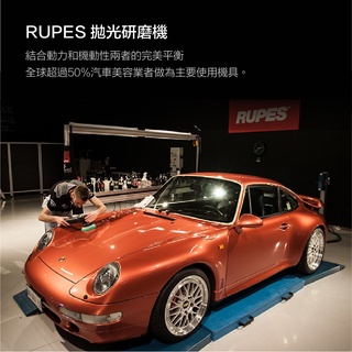 RUPES LHR 12E Duetto 拋光機 | 12mm 偏擺 | 研磨/拋光雙功能 DA 機 (5吋/單機)5