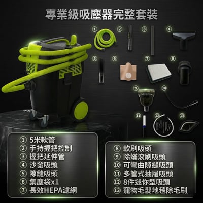 澳洲 bigboi SUCKR PRO 乾濕噴多功能吸塵器4