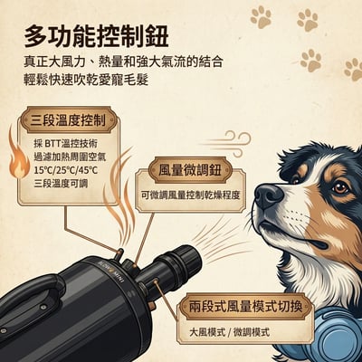 澳洲 bigboi mini 全新遙控款 保固三年 寵物冷熱吹風機 澳洲原裝進口5