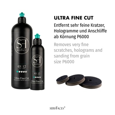 servFaces Paint Polish 多款拋光研磨劑 多功能全效 切削 修復 一步拋 軟硬漆 1000 ml 1L 一公升  德國製品8