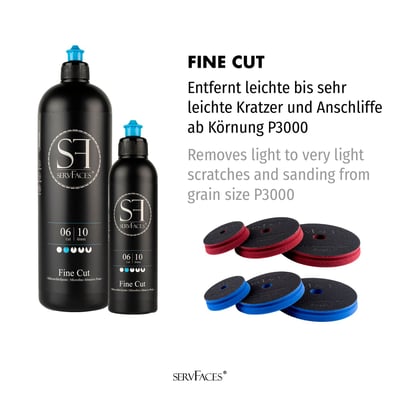 servFaces Paint Polish 多款拋光研磨劑 多功能全效 切削 修復 一步拋 軟硬漆 1000 ml 1L 一公升  德國製品7