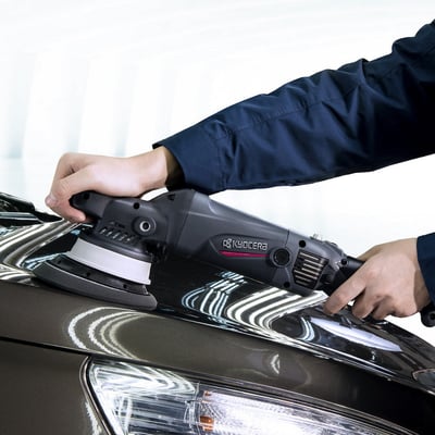 KYOCERA 京瓷 APED151GDA 15mm 偏擺 DA 拋光機 | 高 CP 值汽車美容 DIY 首選 | 台灣公司貨 (D型握把)6