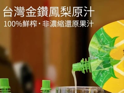 槍手烏賊涮嘴手撕魷條 X 在地100%鳳梨原汁2