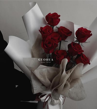 經典紅玫瑰花束｜9枝2