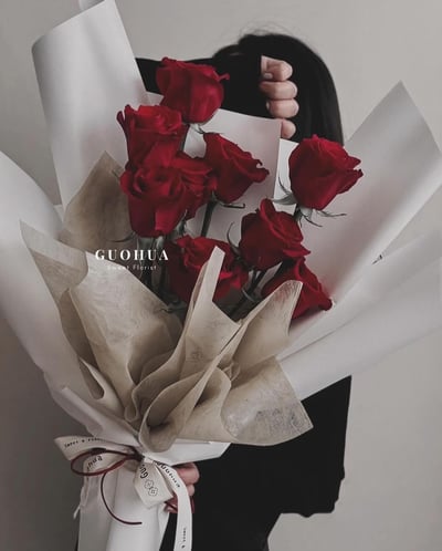 經典紅玫瑰花束｜9枝1
