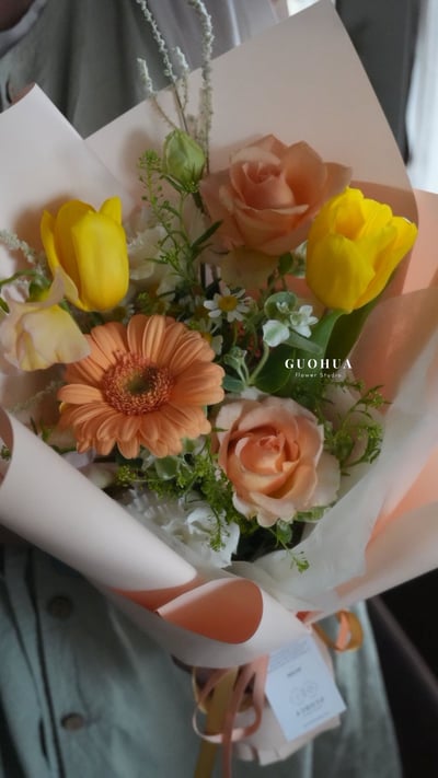 Ｍ+ Daily 中型花束｜當日綜合鮮花花束2