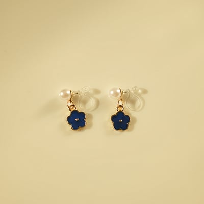 藍色小花(可改夾)3