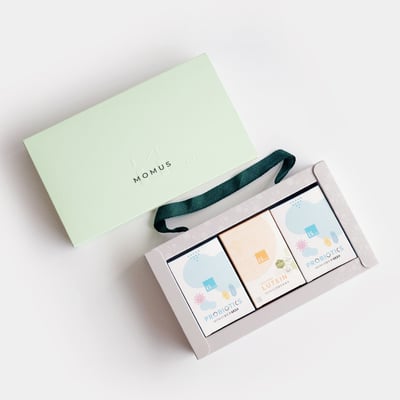 MOMUS 保健禮盒組- 益生菌／葉黃素／巴西莓6