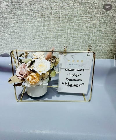 【預購】永生花開幕花禮／內含眾多款3