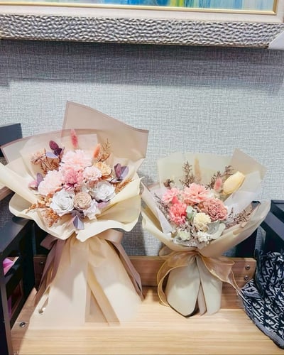 【預購】永生花花束系列／內含眾多款3
