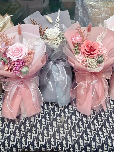 【預購】永生花花束系列／內含眾多款4