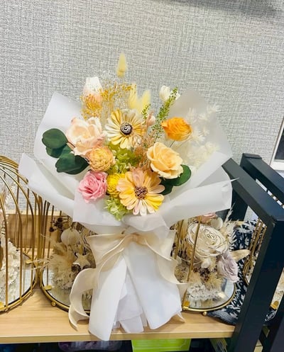 【預購】永生花花束系列／內含眾多款2