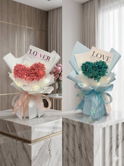 【現貨】永生滿天星花束3