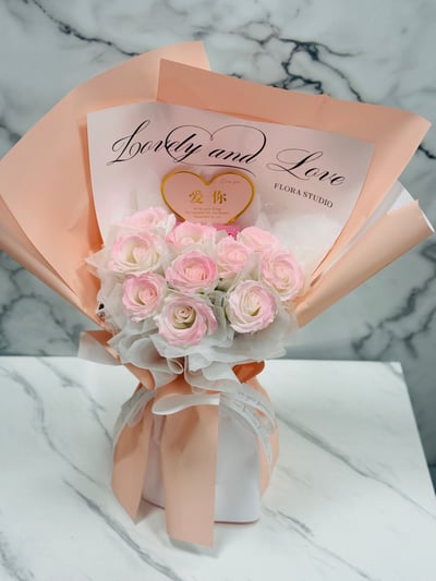 【客製化預購】驚喜香氛有錢禮物花束／報價不含鈔票費用3