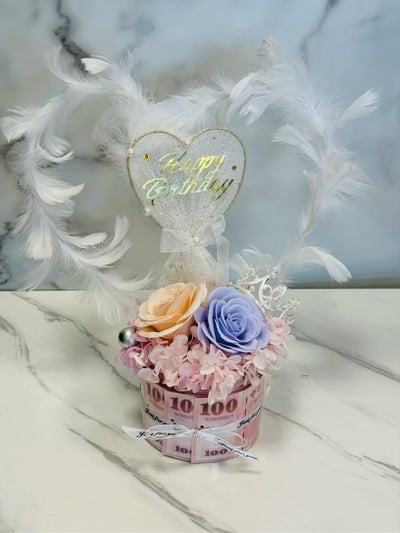 【預購客製＋部分現貨】生日蛋糕有錢花禮盒系列5