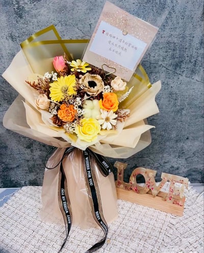 【預購】永生花花束系列／內含眾多款11