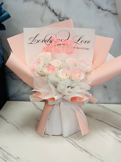 【客製化預購】驚喜香氛有錢禮物花束／報價不含鈔票費用4