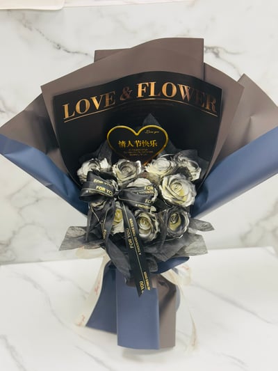 【客製化預購】驚喜香氛有錢禮物花束／報價不含鈔票費用2