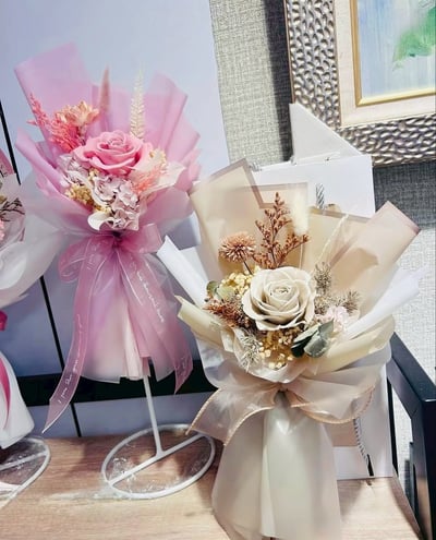 【預購】永生花花束系列／內含眾多款9