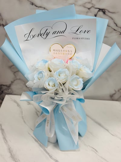 【客製化預購】驚喜香氛有錢禮物花束／報價不含鈔票費用1