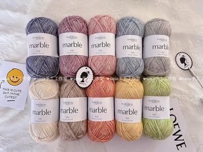 【代購區】馬卡龍色系噴毛紗9