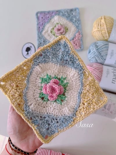 【代購區】馬卡龍色系噴毛紗1