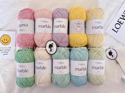 【代購區】馬卡龍色系噴毛紗6