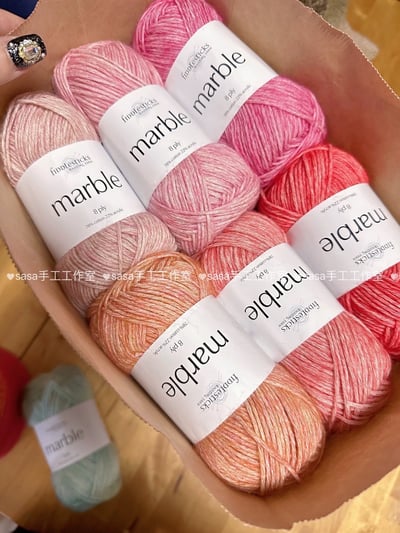 【代購區】馬卡龍色系噴毛紗12