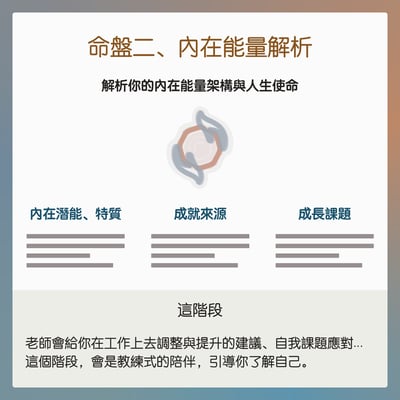 奧古心易占卜｜新年事業方向：職涯發展分析全餐｜多種命盤交叉比對，教練式陪伴：適合產業 如何面對職場阻礙 內在潛能 成長課題9