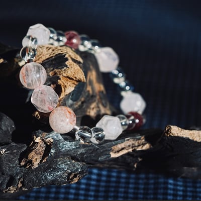 水晶能量手環【曖昧・吸引】吸引 增進桃花 感情升溫 魅力提升 釋放訊號4