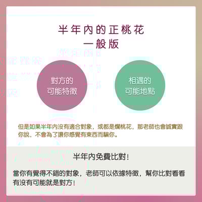 奧古心易占卜｜桃花正緣占卜・尋找我的真命天子/ 女｜持續回覆問到飽 戀愛愛情占卜6