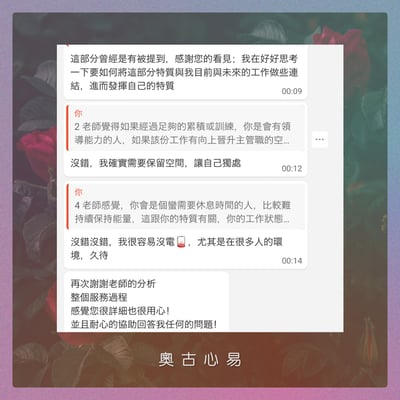 奧古心易占卜｜職涯發展分析全餐｜多種命盤交叉比對，教練式陪伴：適合產業 如何面對職場阻礙 內在潛能 成長課題4